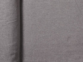 Transparent gray linen tablecloth