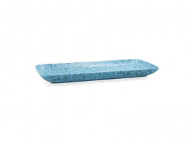 Oxi blue rectangular tray 36x15.5 cm