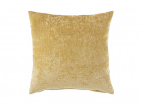 60 cm mustard velvet cushion