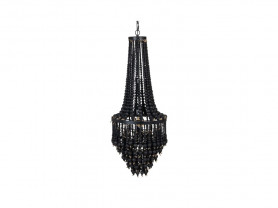 Black bead ceiling lamp
