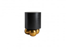 Gold ball side table
