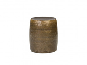 Mesa / puf chillout Hammered oro