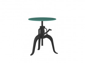 Adjustable Mosi green marble table