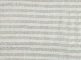 Toasted striped napkin and lurex