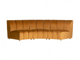 Sultan mustard modular sofa 3 pieces