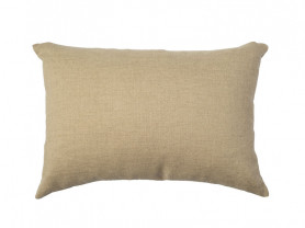Rectangular rustic fabric cushion