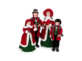 Figuras Carol singers 85 cm de alto