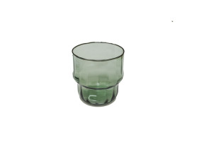 Vaso Oma verde filo plata